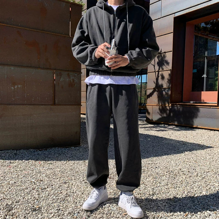 KC No. 401 Washed Hoodie and Sweatpants