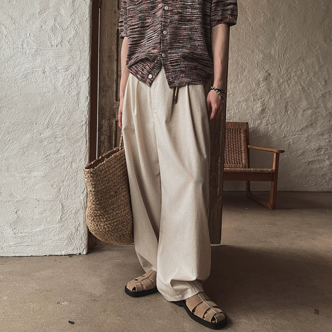 S8 No. 683 Pleated Relaxed Trousers
