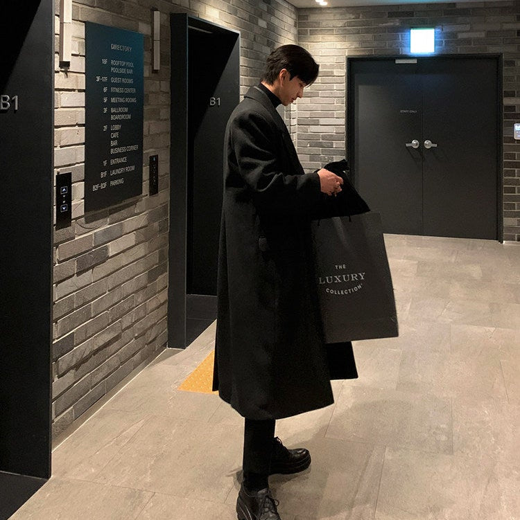 S8 No. 187 Mid-Length Woolen Overcoat