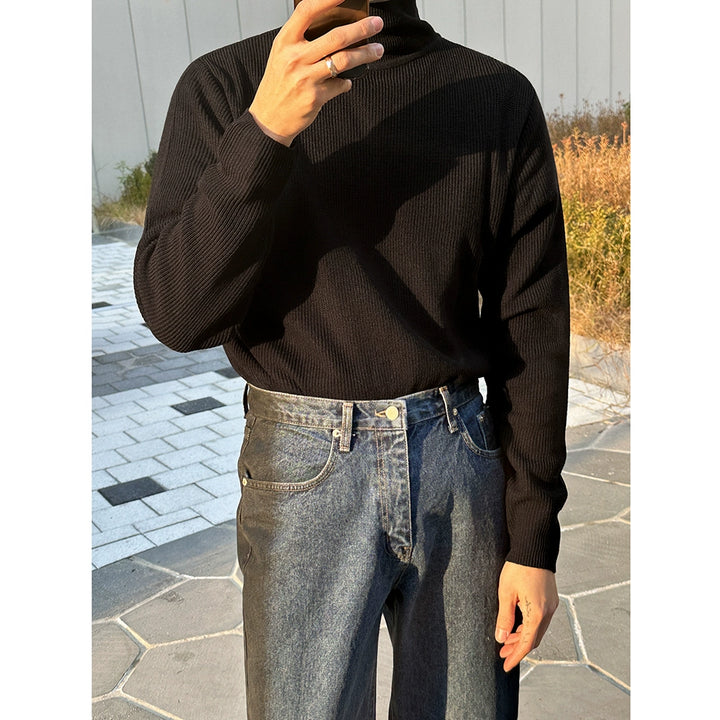 KC No. 423 Half-High Neck Knit Sweater