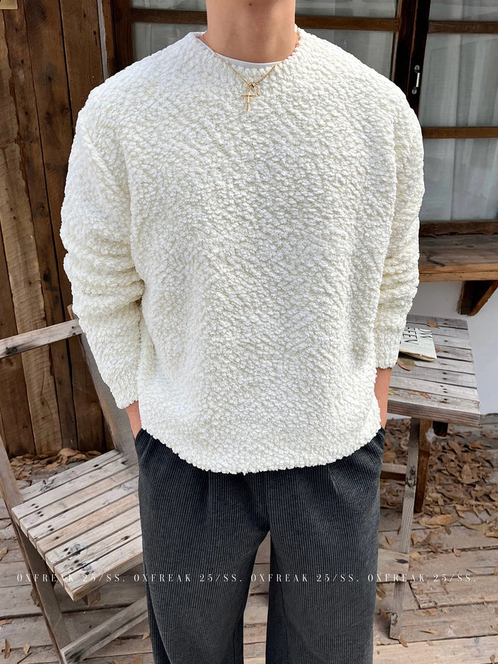 S8 No. 723 Plush Textured Crew Sweater by 88Society Apparel