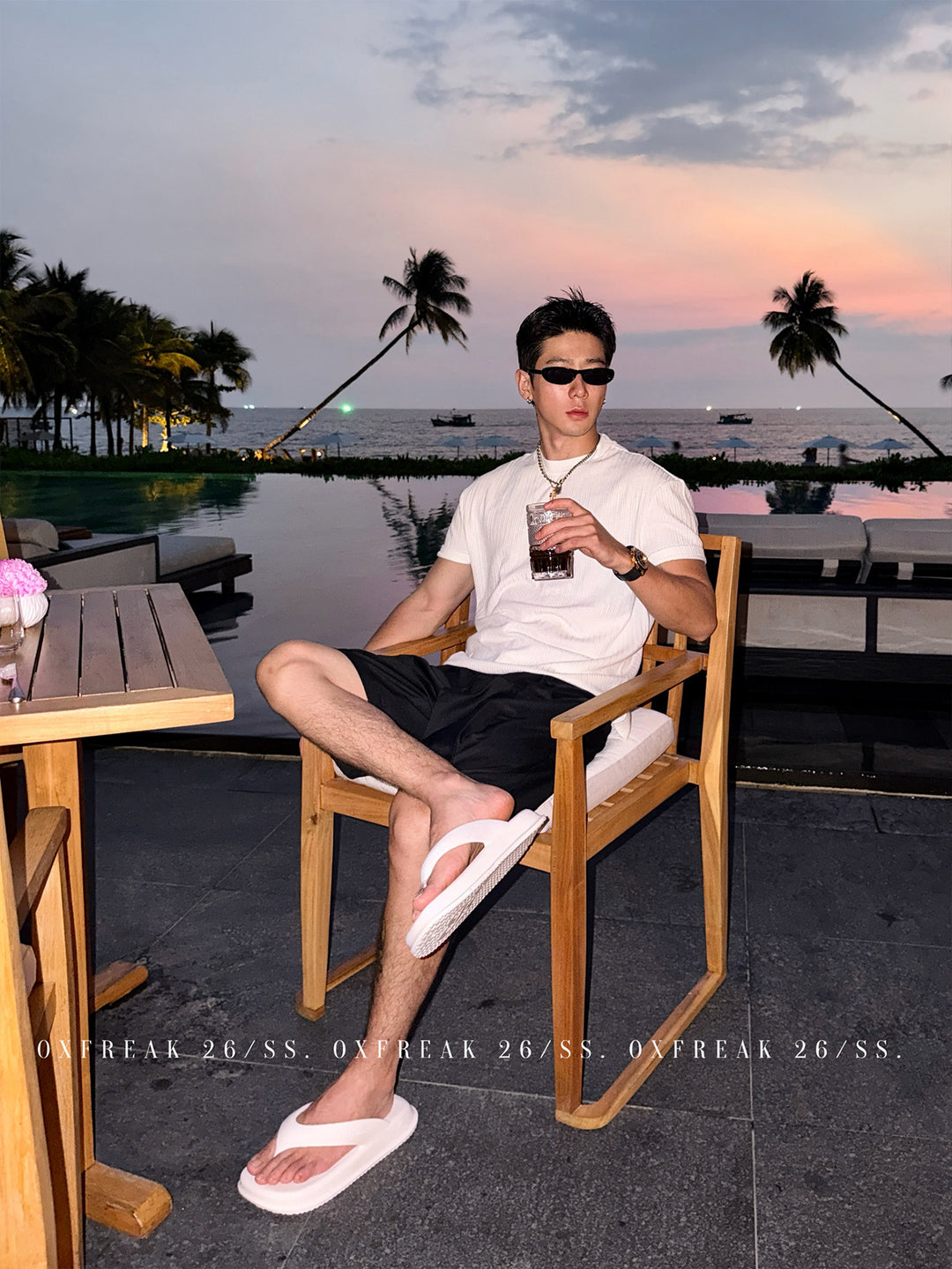 S8 No. 719 Textured Knit Short-Sleeve Tee by 88Society Apparel