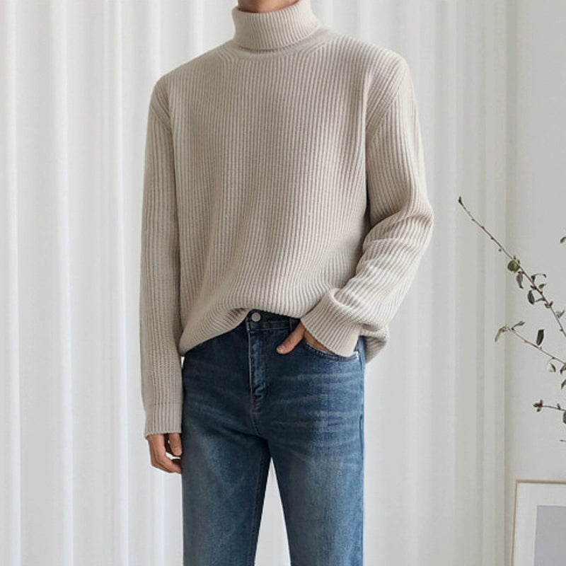 S8 No. 487 Casual Knit Turtleneck