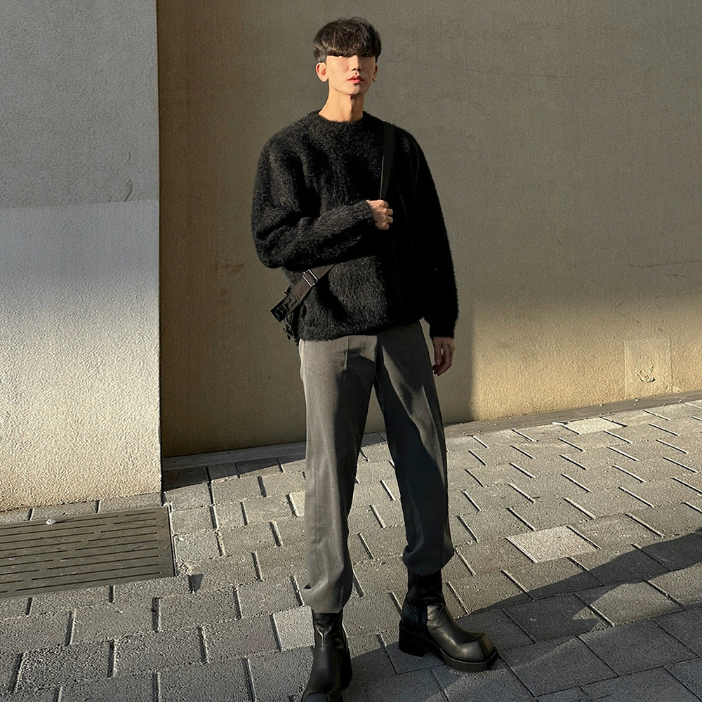S8 No. 458 Mink Crew Neck Sweater
