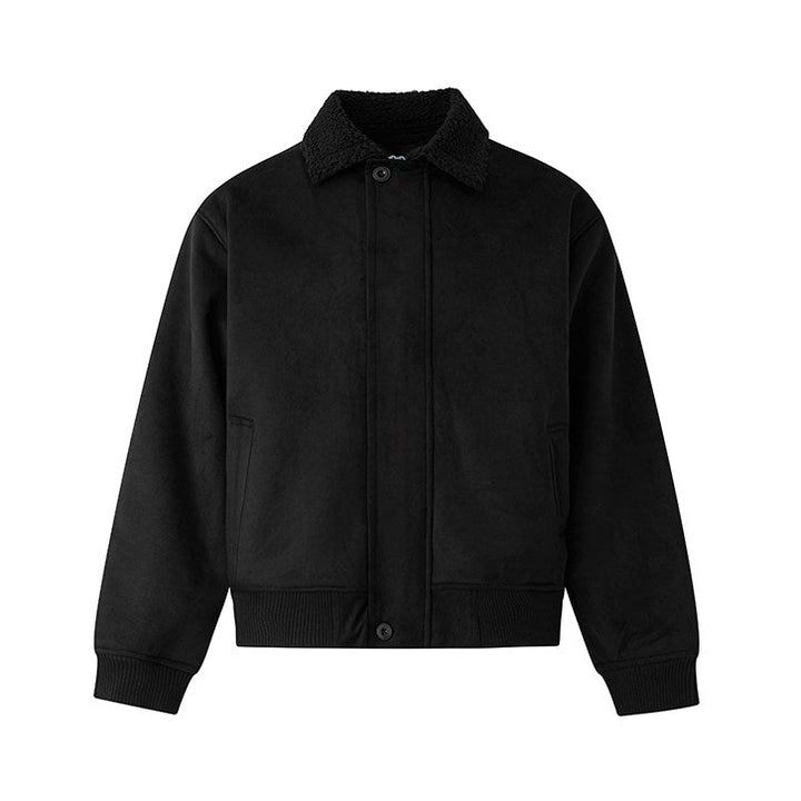 S8 No. 709 Faux Fur Collar Padded Bomber Jacket