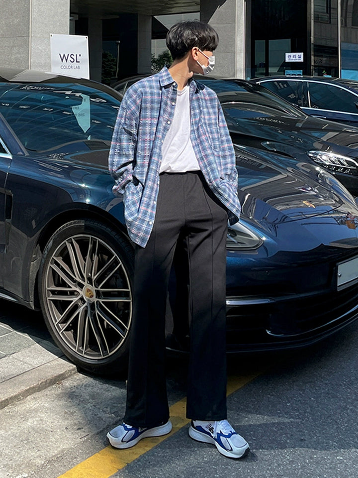 KC NO. 399 PLAID LONG SLEEVE SHIRT |MT