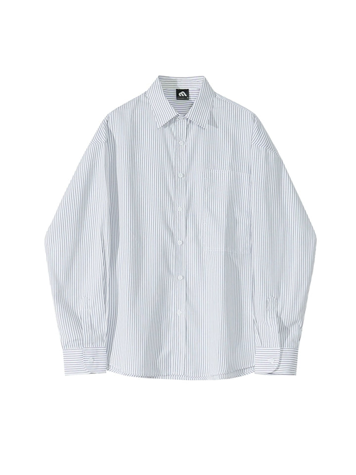 KC NO. 367 STRIPED LONG-SLEEVE SHIRT |MT