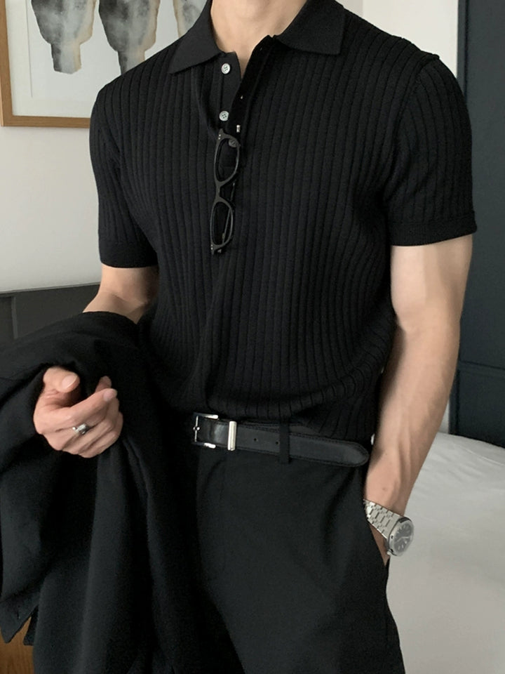 KC No. 402 Pleated Polo T-Shirt