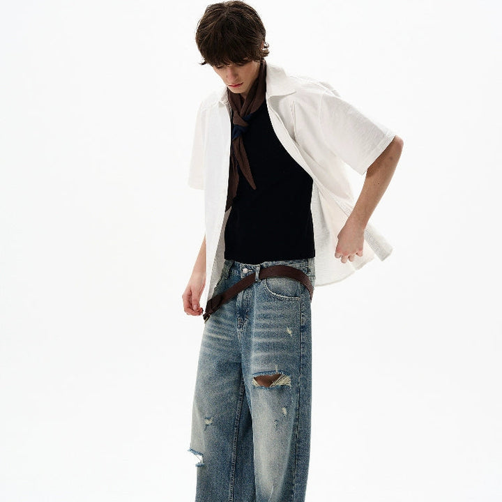 S8 No. 647 Boxy Fit Short-Sleeved Shirt