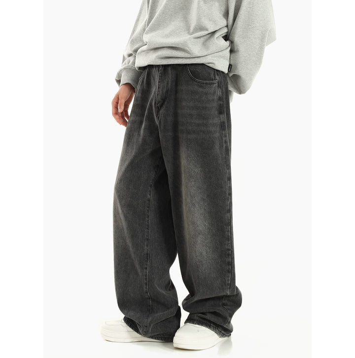 KC No. 524 Straight Loose Drape Jeans