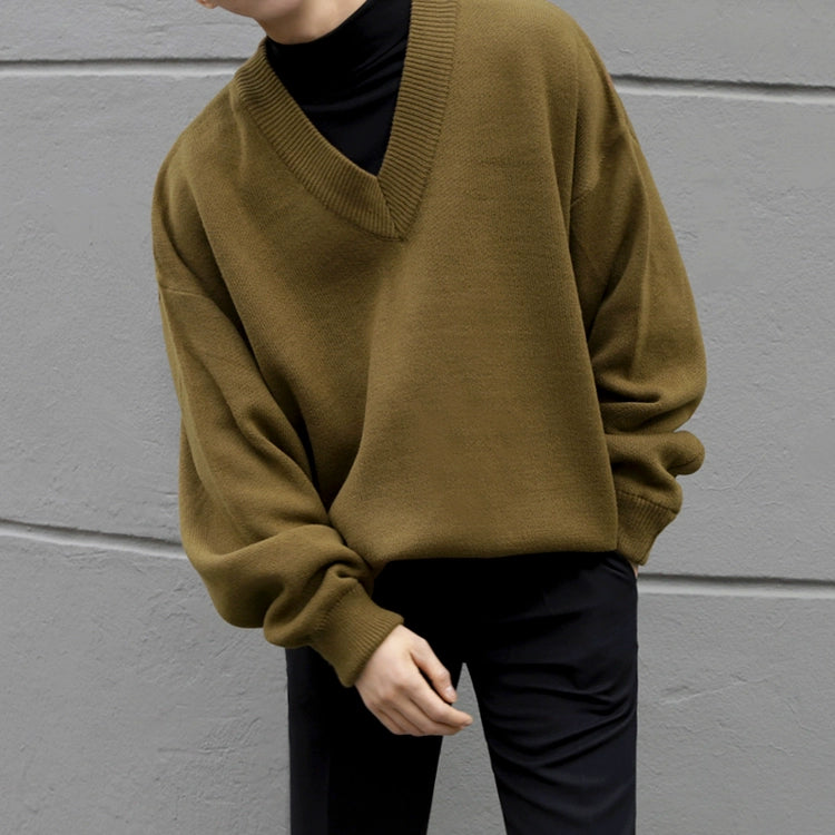 S8 No. 456 Loose V-neck Sweater