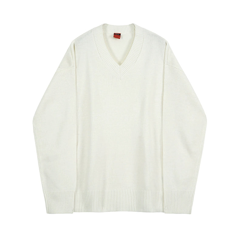 S8 No. 453 Loose V-neck Sweater