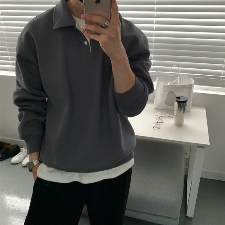 S8 No. 461 Casual Polo Sweater