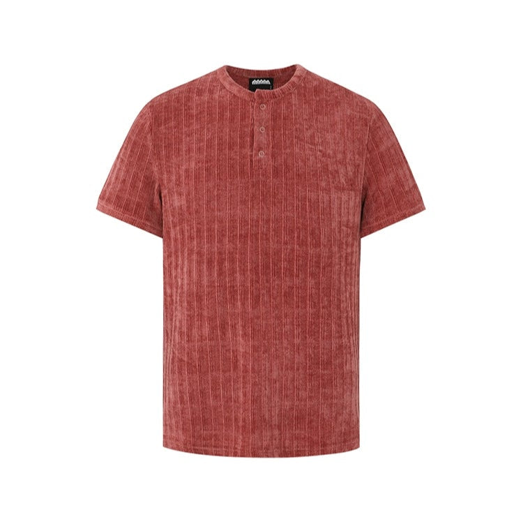 S8 No. 688 Mens Slim-Fit Short-Sleeve Henley