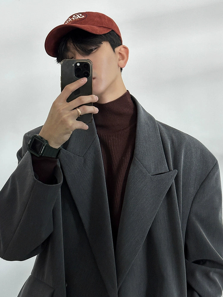 KC No. 423 Half-High Neck Knit Sweater