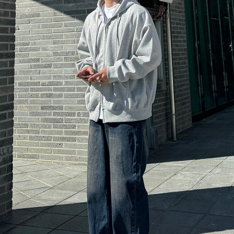 S8 No. 700 Oversized Zip-Up Hoodie