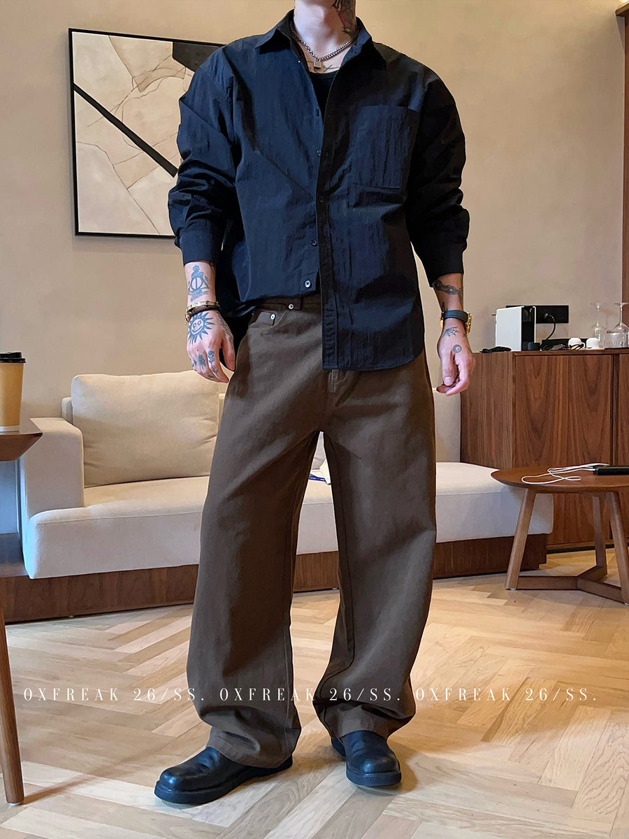 S8 No. 720 Mid-Rise Relaxed Straight Jeans by 88Society Apparel
