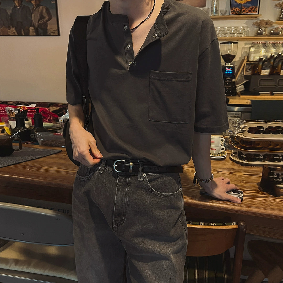 S8 No. 675 Henley T-Shirt
