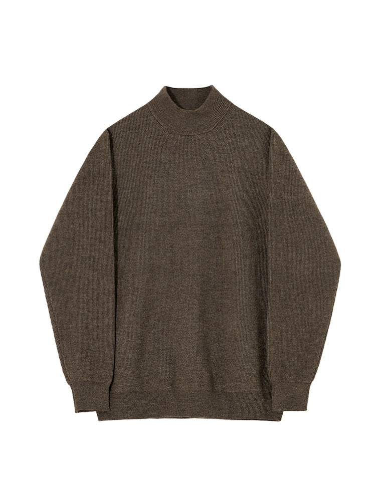 KC No. 422 Semi-Turtleneck Knit Sweater
