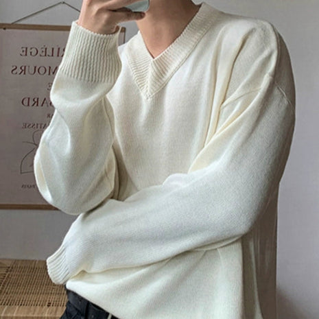 S8 No. 453 Loose V-neck Sweater
