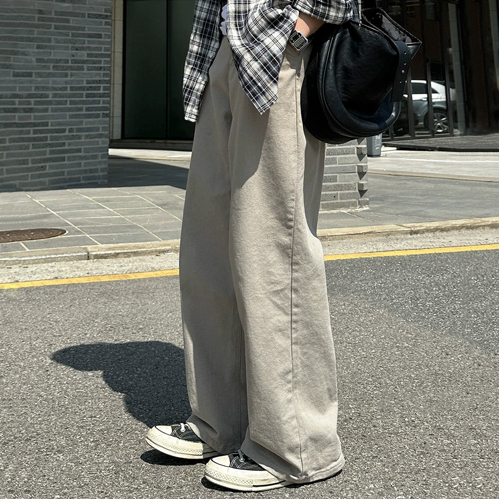 S8 No. 674 Wide-Leg Pants In Beige