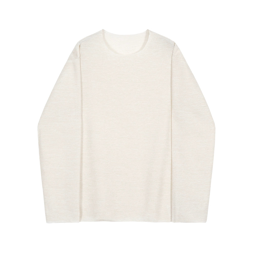 S8 No. 462 Thin White Knit T-Shirt