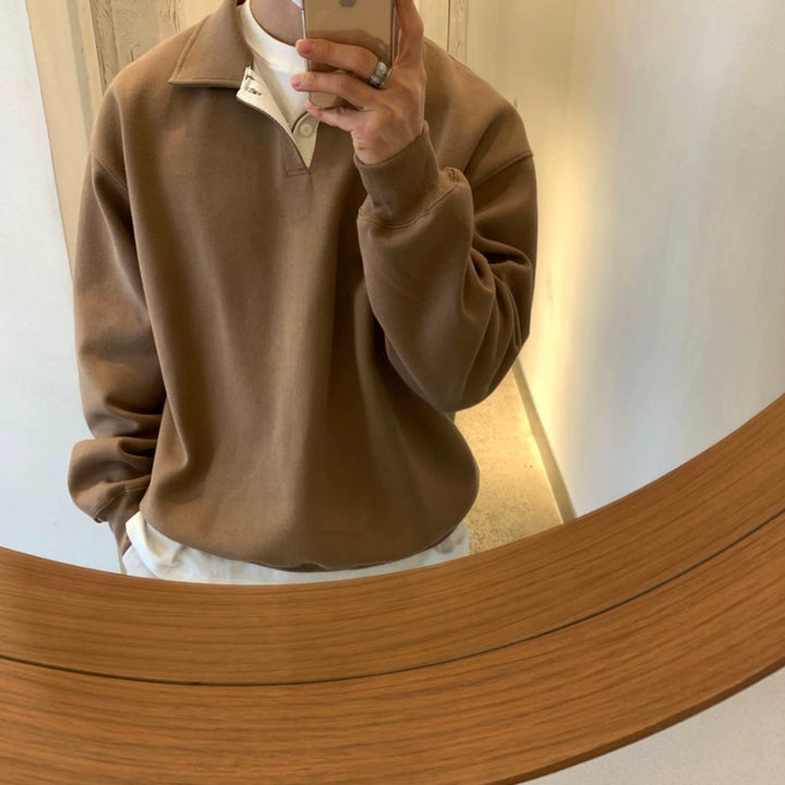 S8 No. 461 Casual Polo Sweater