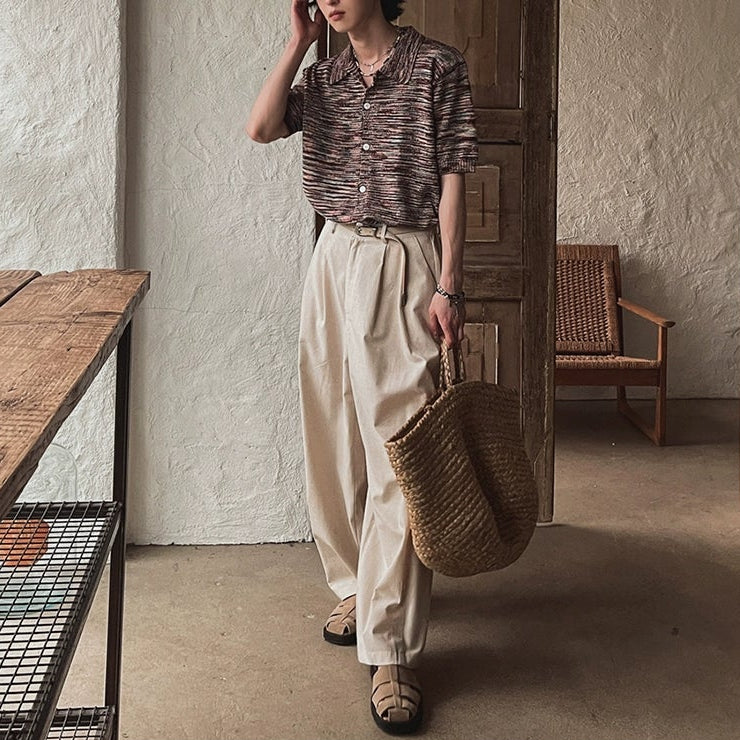 S8 No. 683 Pleated Relaxed Trousers