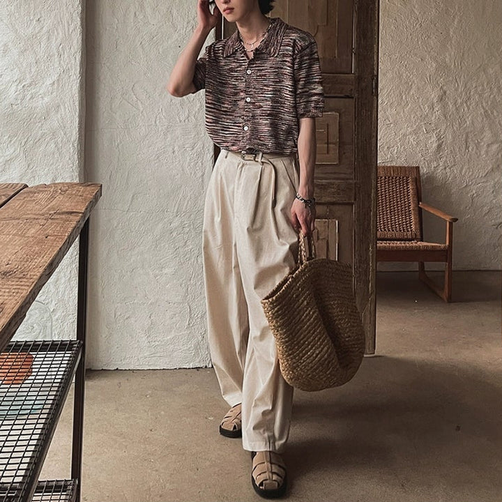 S8 No. 683 Pleated Relaxed Trousers