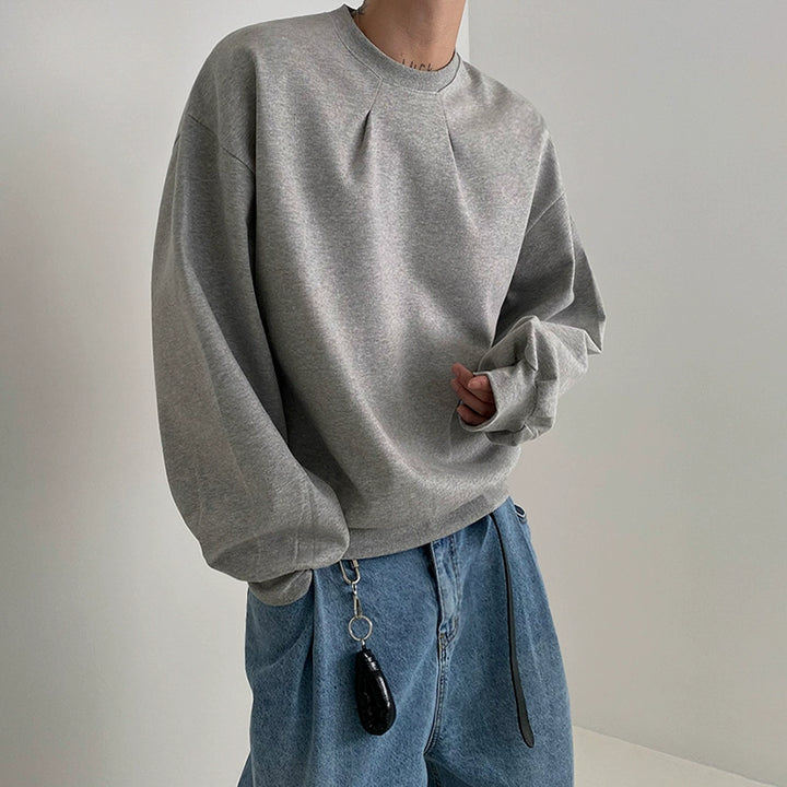 KC NO. 372 LOOSE ROUNDNECK SWEATSHIRT |MT