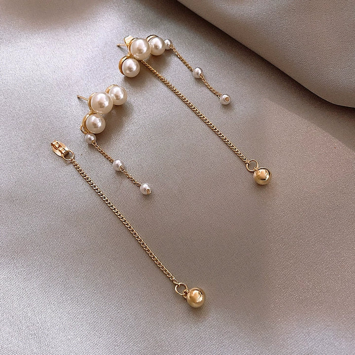 S8 No. 208 Tassel Pearl Earrings