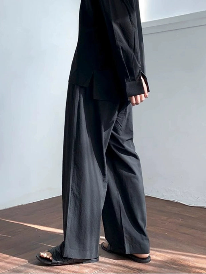 KC NO. 394 LINEN STRAIGHT PANTS |MB