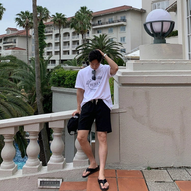 S8 No. 658 Linen Blend Pull-On Shorts