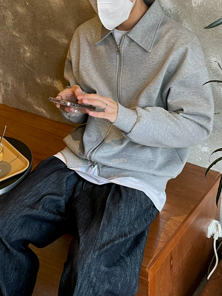 S8 No. 346 Gray Cardigan Sweater