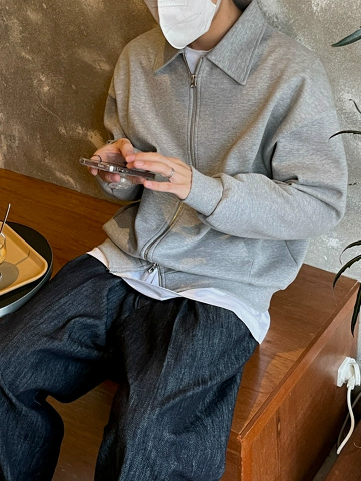 S8 No. 346 Gray Cardigan Sweater