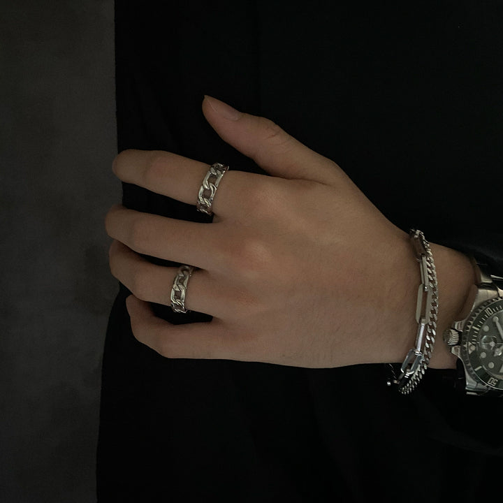 S8 No. 269 Twist Cuban Ring