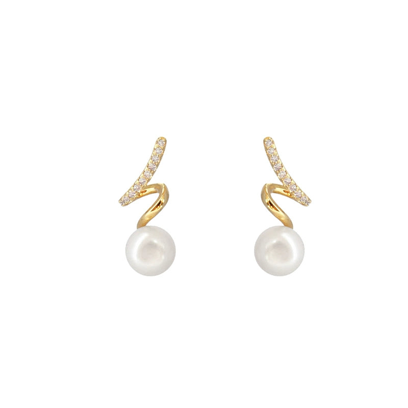 S8 No. 163 French Pearl Earrings