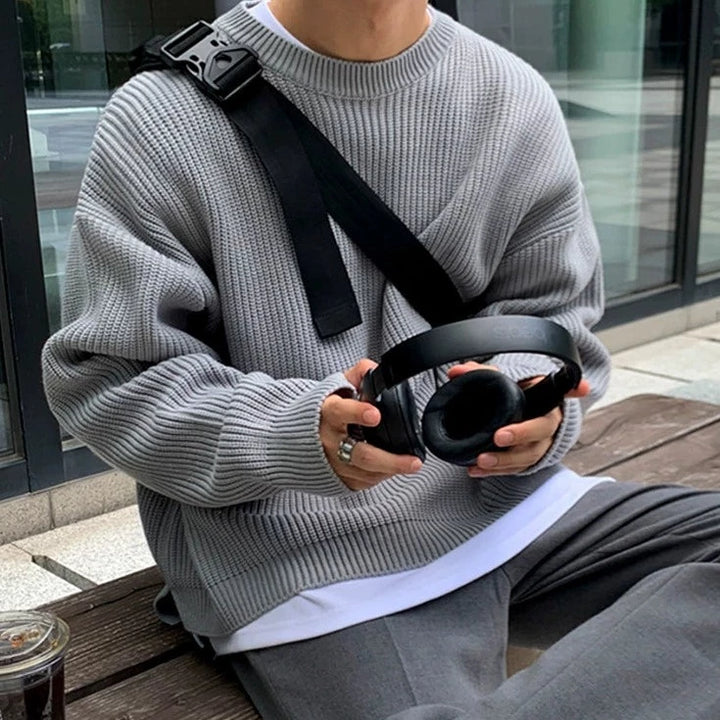 S8 No. 243 Loose Round Neck Sweater