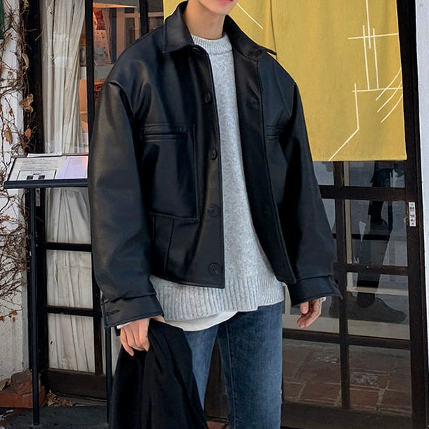 S8 No. 203 Leather Winter Jacket