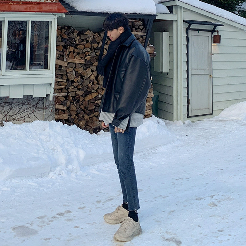 S8 No. 203 Leather Winter Jacket