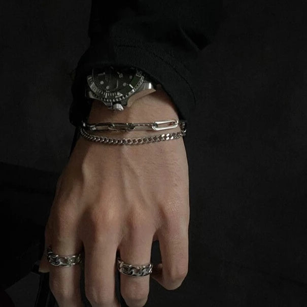 S8 No. 241 Double-Layer Chain Bracelet