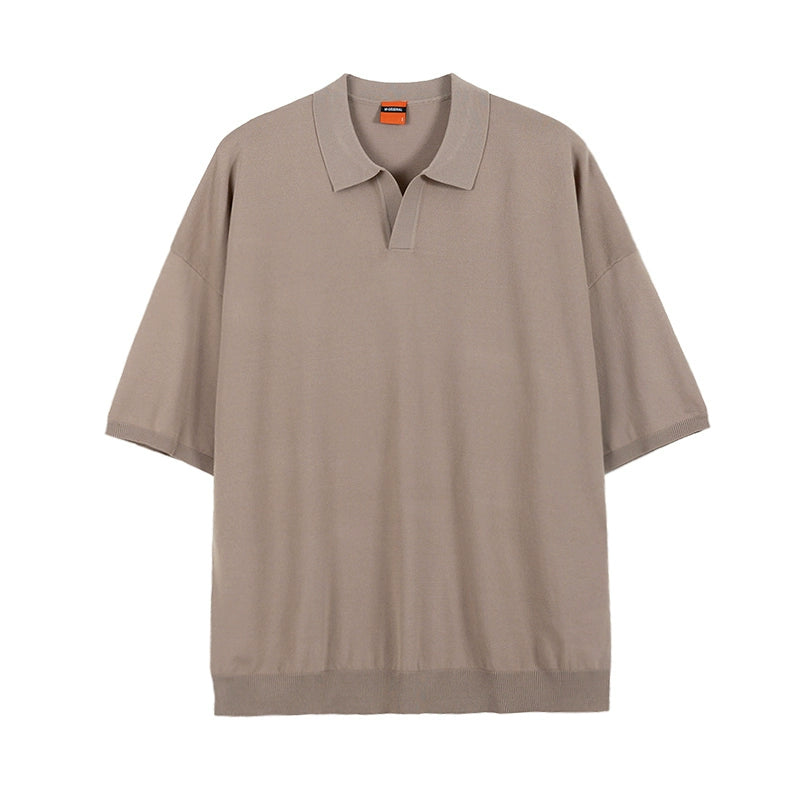 S8 No. 311 Lapel Short-Sleeved T-Shirt