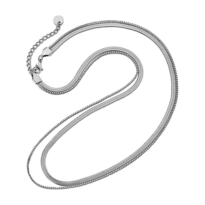 S8 No. 285 Double Layer Snake Chain Necklace