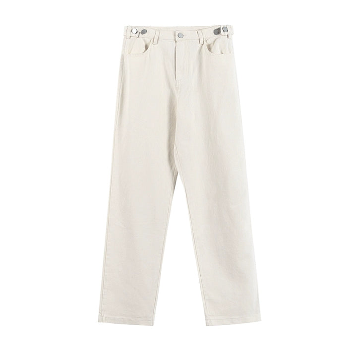 S8 No. 221 White Wide-Leg Trousers