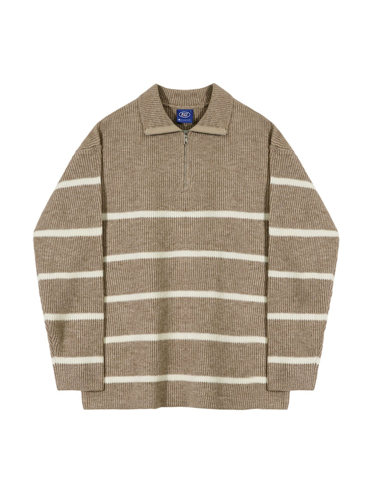 S8 No. 207 Lapel Knit Sweater