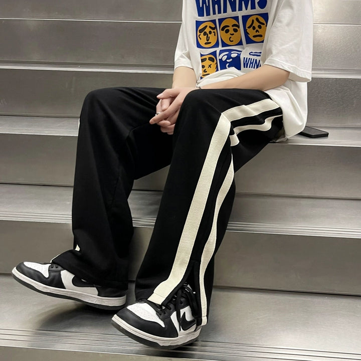 S8 No. 190 Slit Wide-Leg Pants