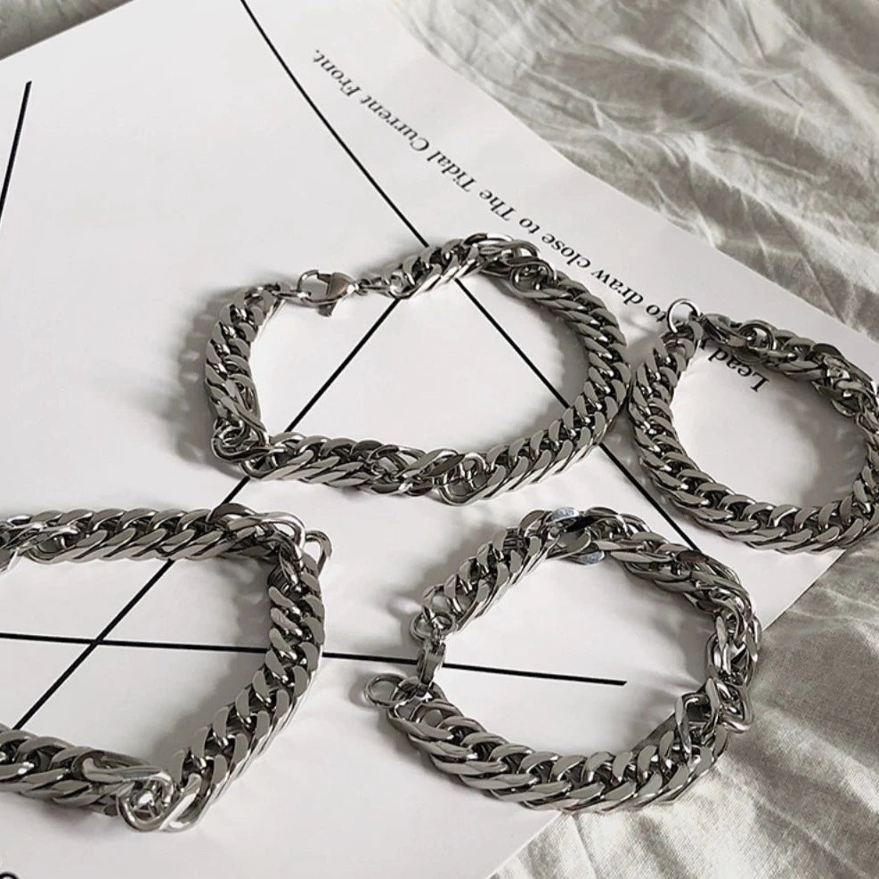 S8 No. 196 Wide Cuban Bracelet