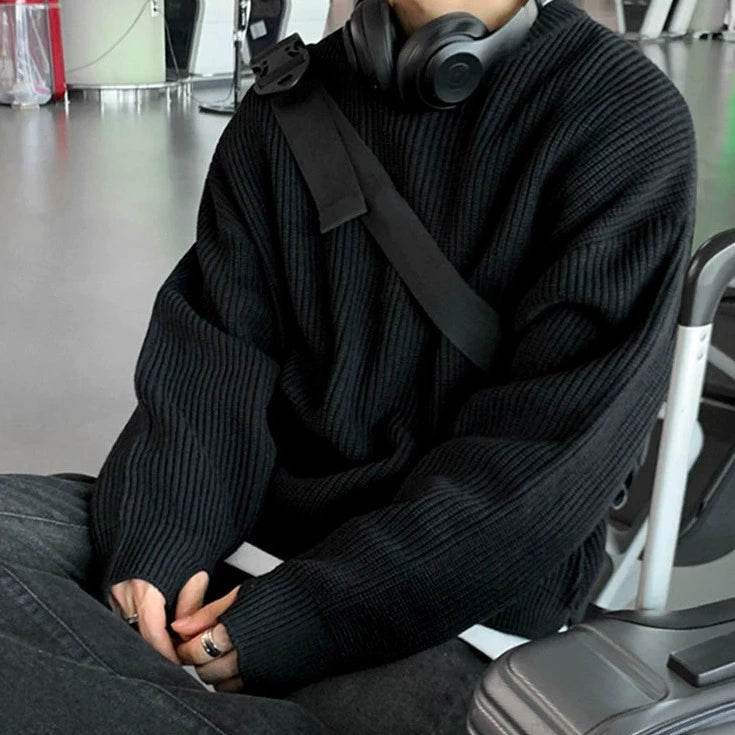 S8 No. 243 Loose Round Neck Sweater