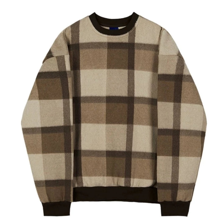 S8 No. 304 Plush Plaid Winter Sweater