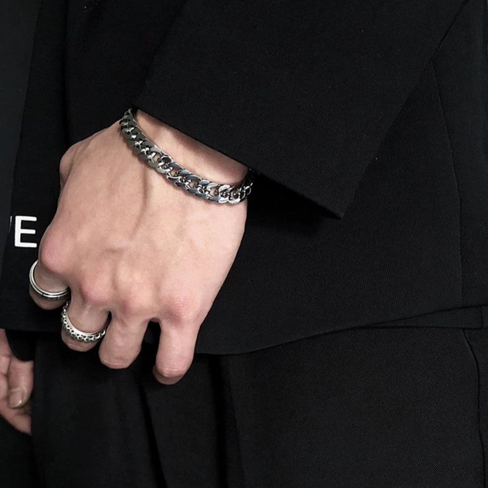 S8 No. 196 Wide Cuban Bracelet